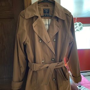 Women’s Xl Mid Length A&F Trench Coat